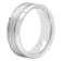 Tungsten Comfort™ White Tungsten 8MM Grooved Band