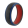 Tungsten Comfort™ 8MM Tungsten Black & Blue Ion Plated Red Silicone
Inside Band