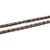 Stainless Steel Black & Brown Ion Plated Chain Necklace