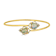 Opal Bypass Bangle Bracelet