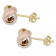 14k Tricolor Gold Love Knot Earrings | Minimalist Jewelry