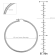 14k White Gold 2x50 mm Hoop Earrings | Classic Jewelry for Women