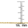 Solid 14k Yellow Gold 1.7 millimeter Rope Chain Necklace