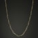 Solid 14k Yellow Gold 2 mm Capsule Paperclip Link Chain Necklace for Women
