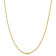 Solid 14K Yellow Gold Rope Chain Necklace