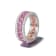 Pink Sapphire & Diamond Ring