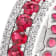 Ruby & Diamond Eternity Band