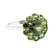 Platinum Green Sapphire Ring