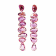 Pink Sapphire Earrings