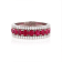 Ruby & Diamond Eternity Band