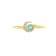 J'ADMIRE 14K Yellow Gold Over Sterling Silver Mercury Ring