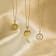 J'ADMIRE Mother of Pearl 14K Yellow Gold Over Sterling Silver Gemini
Zodiac Necklace