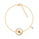 J'ADMIRE 14K Yellow Gold Over Sterling Silver Mars Bracelet