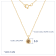 LUXGEM 10K Solid Gold Solitaire November Birthstone Necklace, 0.25 Carat
Gemstone Simulant CZ