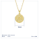 J'ADMIRE 14K Yellow Gold Over Sterling Silver Scorpio Zodiac Stars
Pendant Necklace