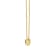 J'ADMIRE 14K Yellow Gold Over Sterling Silver Simple Initial Pendant Necklace