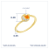 J'ADMIRE 14K Yellow Gold Over Sterling Silver Mars Ring