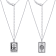J'ADMIRE Platinum 950 Over Sterling Silver Tarot Card The High Priestess
Pendant Necklace