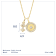 J'ADMIRE 14K Yellow Gold Over Sterling Silver Sagittarius Zodiac Pendant
Set Necklace