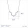 J'ADMIRE Aquarius Zodiac Constellation Platinum 950 Over Sterling Silver
Pendant Necklace