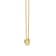 J'ADMIRE 14K Yellow Gold Over Sterling Silver Simple Initial Pendant Necklace