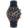 JACQUES LEMANS Eco Power Men's Watch w/Vegan Leather Band and Stainless
Strap Chronograph 1-2115