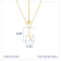 J'ADMIRE 14K Yellow Gold Over Sterling Silver Pisces Zodiac Pendant Necklace