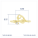 J'ADMIRE 14K Yellow Gold Over Sterling Silver Cander Horoscope Ring