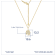 J'ADMIRE Sterling Silver Oval Zodiac Pendant Necklace