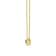 J'ADMIRE 14K Yellow Gold Over Sterling Silver Simple Initial Pendant Necklace