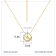 J'ADMIRE Galaxy Moon Necklace