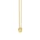 J'ADMIRE 14K Yellow Gold Over Sterling Silver Simple Initial Pendant Necklace