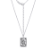 J'ADMIRE Platinum 950 Over Sterling Silver Tarot Card The Magician
Pendant Necklace
