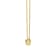 J'ADMIRE 14K Yellow Gold Over Sterling Silver Simple Initial Pendant Necklace