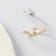 J'ADMIRE 14K Yellow Gold Over Sterling Silver Libra Horoscope Ring