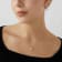 LUXGEM 10K White Gold Emerald Cut Pendant Necklace | 2 Carat Cubic Zirconia