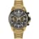 JACQUES LEMANS Men's Sport Watch with Stainless Steel Strap, Gray/Gold
Bicolor, Chronograph, 1-2119