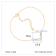 J'ADMIRE 14K Gold Over Sterling Silver Zodiac Anklet for Women
