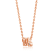J'ADMIRE 14K Rose Gold Over Sterling Silver Mrs. Pendant Necklace
