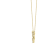 J'ADMIRE Aquarius Zodiac Constellation 14K Yellow Gold Over Sterling
Silver Pendant Necklace