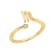 J'ADMIRE 14K Yellow Gold Over Sterling Silver Scorprio Horoscope Ring