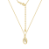 J'ADMIRE Sterling Silver Oval Zodiac Pendant Necklace