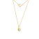 LUXGEM 10K Solid Gold Solitaire November Birthstone Necklace, 0.25 Carat
Gemstone Simulant CZ