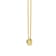 J'ADMIRE 14K Yellow Gold Over Sterling Silver Simple Initial Pendant Necklace