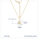 J'ADMIRE Sterling Silver Oval Zodiac Pendant Necklace
