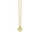 J'ADMIRE 14K Yellow Gold Over Sterling Silver Simple Initial Pendant Necklace