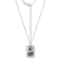 J'ADMIRE Platinum 950 Over Sterling Silver Tarot Card The Sun Pendant Necklace