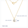 LUXGEM 10K Solid Gold Solitaire April Birthstone Necklace for Women,
0.25 Carat Gemstone Simulant CZ