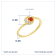 J'ADMIRE 14K Yellow Gold Over Sterling Silver Sun Ring