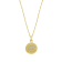 J'ADMIRE 14K Yellow Gold Over Sterling Silver Vintage Aquarius Zodiac
Sign Pendant Necklace